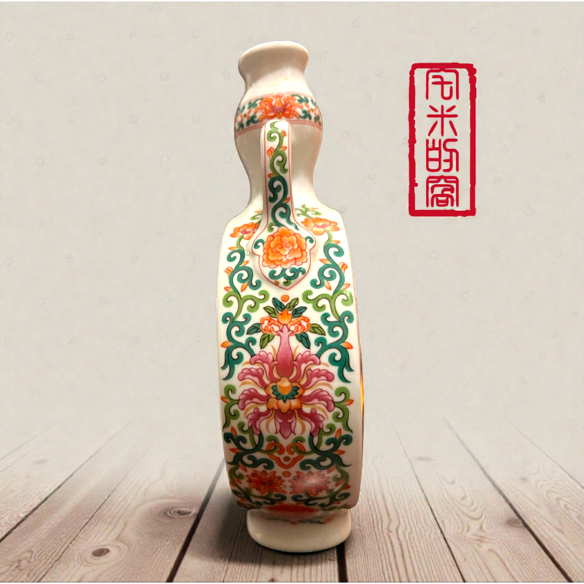 [宅米的窩] 銅板價妝點你的空間 便宜清空間！富貴花開 花瓶 花器 酒瓶 中國風 古典裝飾 只此一個 特價出清-細節圖5