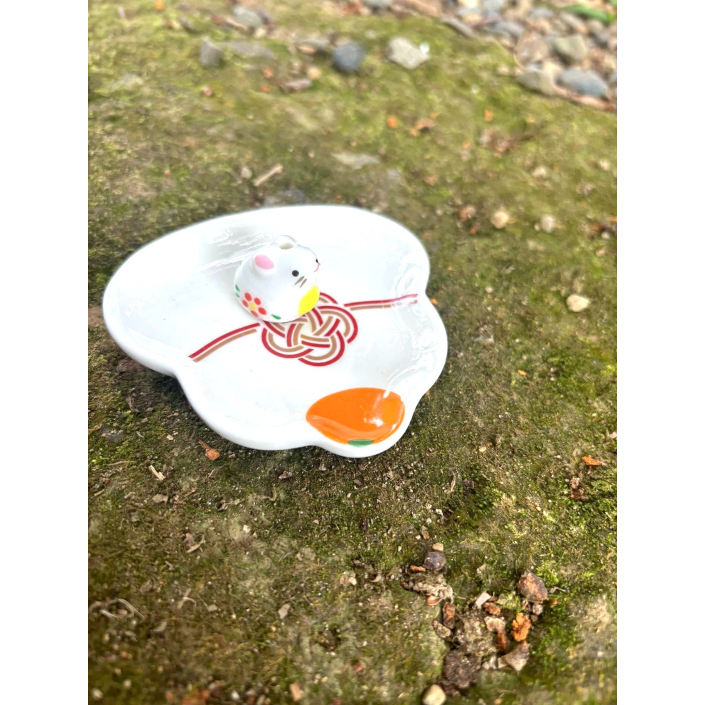 [宅米的窩]用好香立 裝點您的空間 鼠來寶 鶴點漣漪 香皿香立組 點好香 帶好運 冥想 靜坐 日本線香-細節圖3