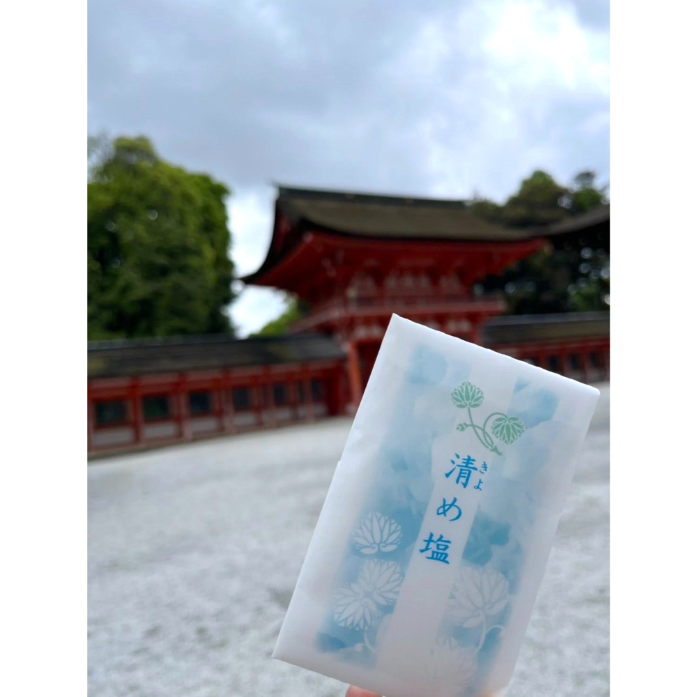 [宅米的窩] 淨化 避邪.除穢.磁場 去厄迎好運 京都 千年神社 下鴨神社 限定 淨化清め塩 淨化鹽 限定-細節圖4