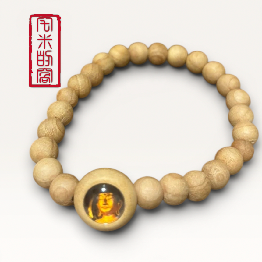 [宅米的窩] 一物一圖 京都 大原 勝林院 証拠阿彌陀佛如來 念珠 京念珠 手串 阿彌陀如來-細節圖3
