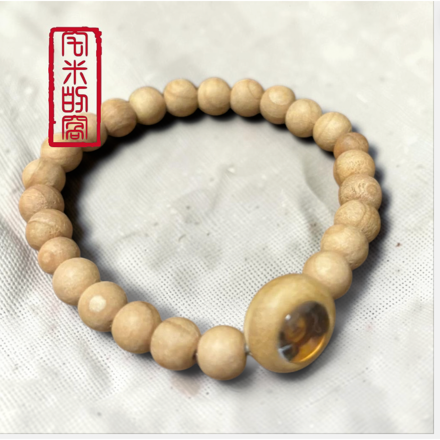 [宅米的窩] 一物一圖 京都 大原 勝林院 証拠阿彌陀佛如來 念珠 京念珠 手串 阿彌陀如來-細節圖6