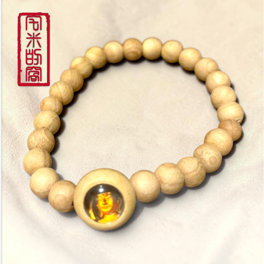 [宅米的窩] 一物一圖 京都 大原 勝林院 証拠阿彌陀佛如來 念珠 京念珠 手串 阿彌陀如來-細節圖7