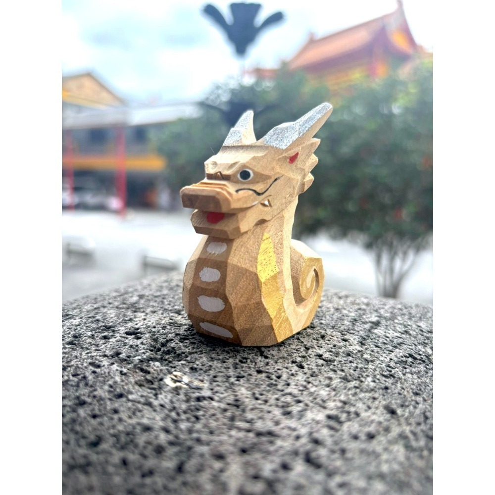 [宅米的窩]一物一圖  日本京都大佛師   手刻 原木    龍行天下 三合貴人助運  鎮宅招福好物開運吉祥 風水擺飾-細節圖2