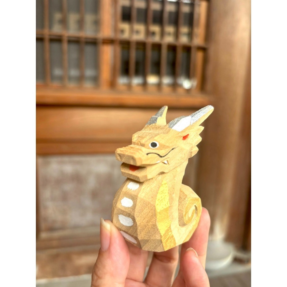[宅米的窩]一物一圖  日本京都大佛師   手刻 原木    龍行天下 三合貴人助運  鎮宅招福好物開運吉祥 風水擺飾-細節圖5
