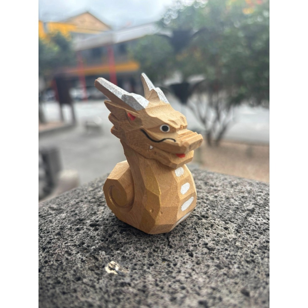 [宅米的窩]一物一圖  日本京都大佛師   手刻 原木    龍行天下 三合貴人助運  鎮宅招福好物開運吉祥 風水擺飾-細節圖10