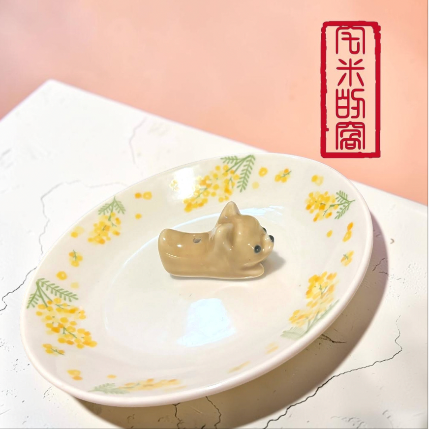 [宅米的窩]汪棲花間 日式香立 香立 香皿 組 日本 線香 推薦使用 香插 香立 好磁場 冥想 靜坐 一秒創造療癒空間-細節圖2