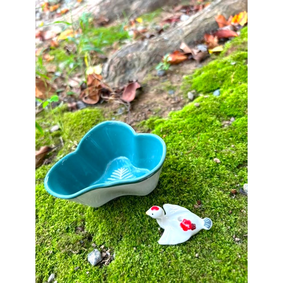[宅米的窩] 日本帶回 只此一個 紅梅松鶴 香立 香皿 香插 香座 日式氛圍 空間改造良器 日本線香 推薦使用-細節圖8