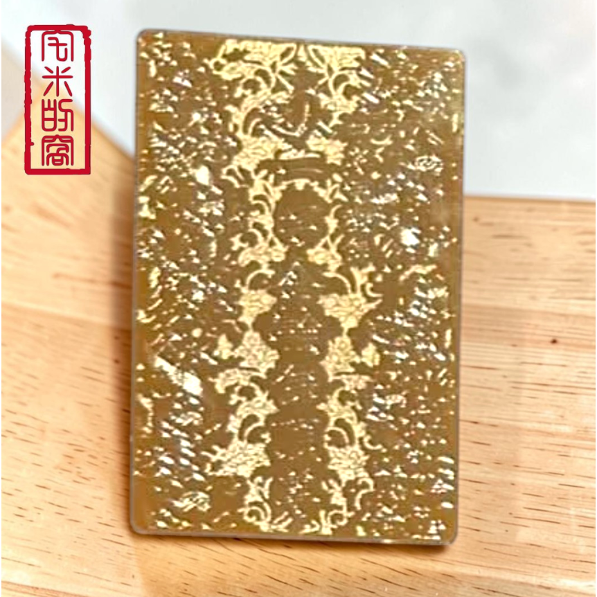 [宅米的窩] 釋迦如來五智之頂化身 鎮守你的光 中尊寺 十年一遇 秘佛開帳限定 限量 諸願成就 金色護符 佛卡 御守-細節圖8