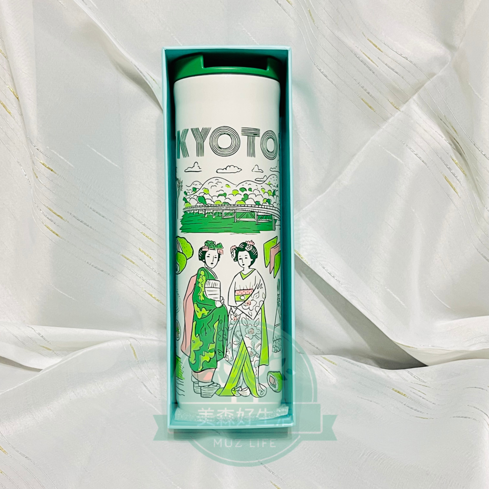 美森好生活 日本代購 Starbucks 星巴克Been There京都KYOTO城市不鏽鋼保溫瓶-細節圖6