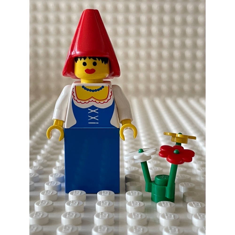 LEGO 樂高 城堡系列 城堡 6081 山中城堡 獅國 稀有公主 二手公主-細節圖8