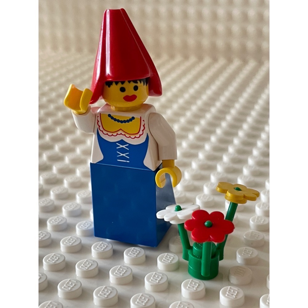 LEGO 樂高 城堡系列 城堡 6081 山中城堡 獅國 稀有公主 二手公主-細節圖9