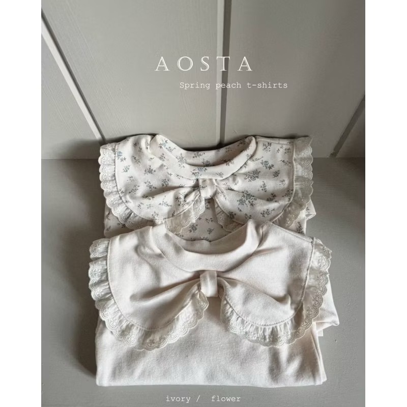 【現貨2】🇰🇷正韓製｜Aosta 蝴蝶結領上衣 百搭上衣 內搭上衣 春秋款-細節圖2