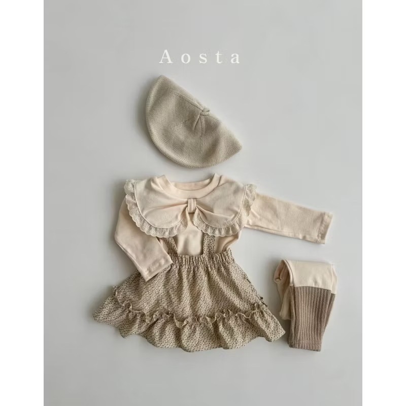 【現貨2】🇰🇷正韓製｜Aosta 蝴蝶結領上衣 百搭上衣 內搭上衣 春秋款-細節圖9