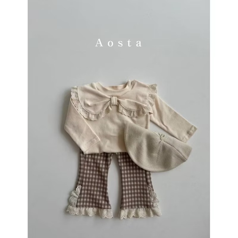 【現貨2】🇰🇷正韓製｜Aosta 蝴蝶結領上衣 百搭上衣 內搭上衣 春秋款-細節圖10