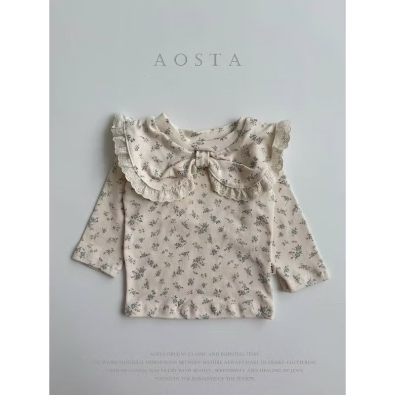 【現貨2】🇰🇷正韓製｜Aosta 蝴蝶結領上衣 百搭上衣 內搭上衣 春秋款-規格圖10