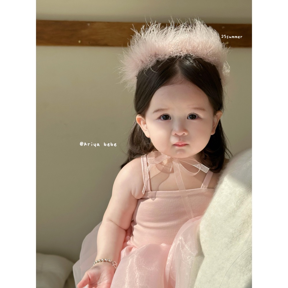 【現貨90cm】🇨🇳陸牌｜設計師原創品牌 細肩紗裙蓬裙洋裝 生日洋裝-細節圖4