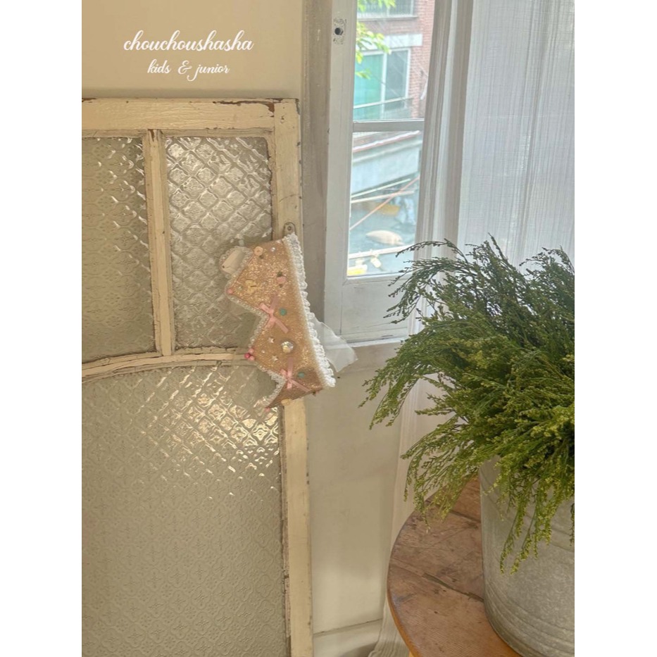 🇰🇷韓國童裝｜2025秋款🍂CHOUCHOUSHASHA✨公主閃亮皇冠髮箍👑-細節圖4