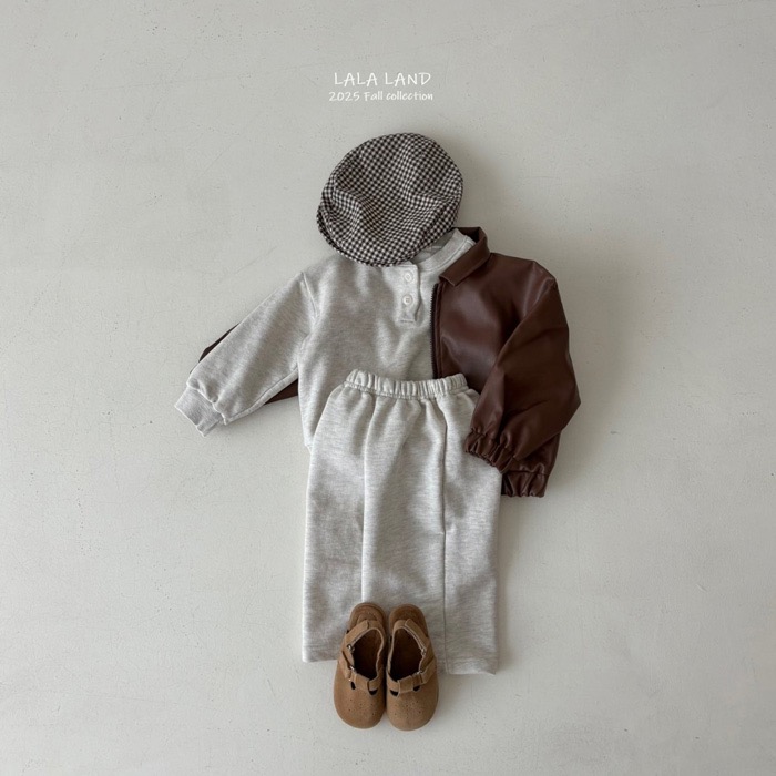 🇰🇷韓國童裝｜2025秋款🍂LALALAND直筒棉褲-細節圖10