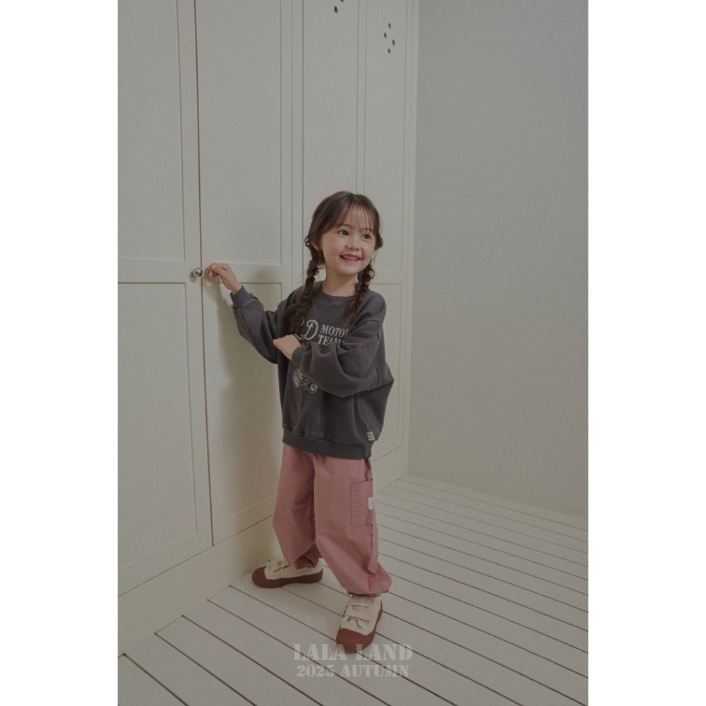 🇰🇷韓國童裝｜2025秋款🍂LALALAND側口袋縮口褲-細節圖9