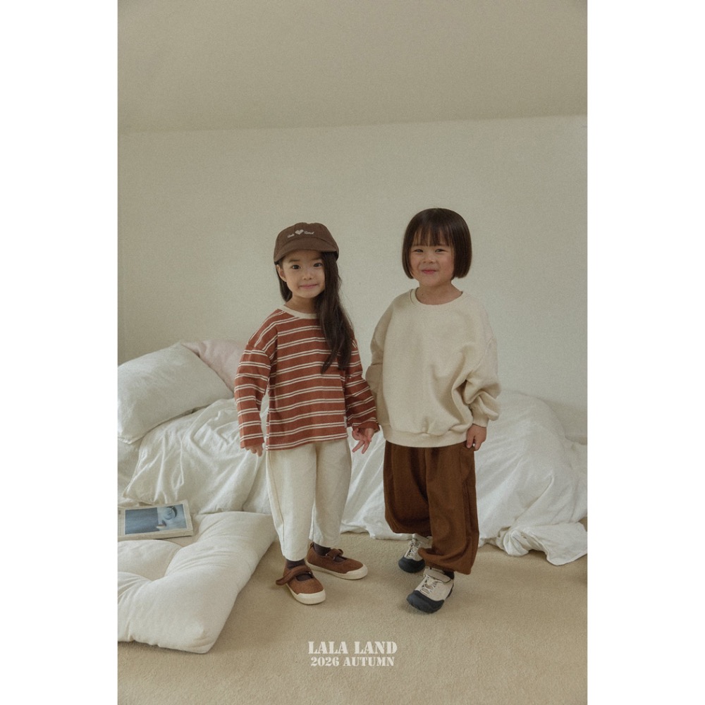 🇰🇷韓國童裝｜2026秋款🍂LALALAND側口袋縮口褲-細節圖2