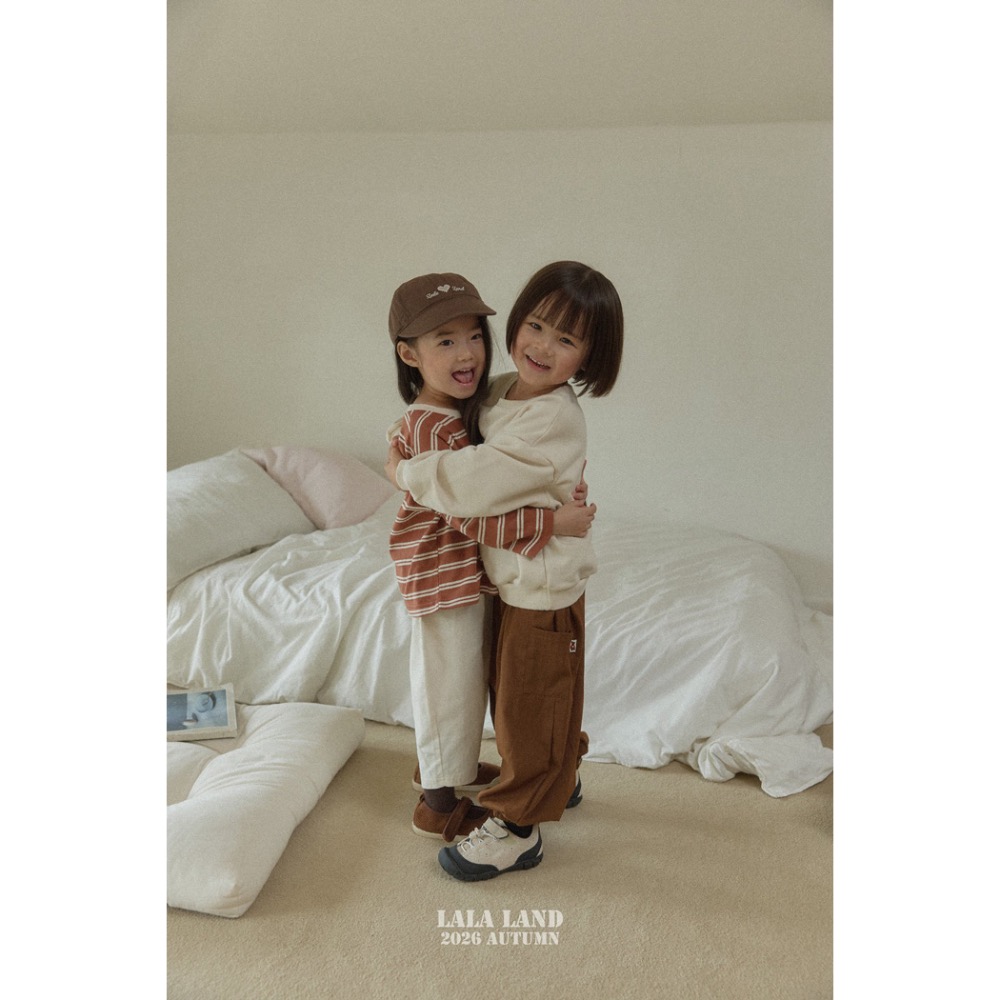 🇰🇷韓國童裝｜2026秋款🍂LALALAND側口袋縮口褲-細節圖3