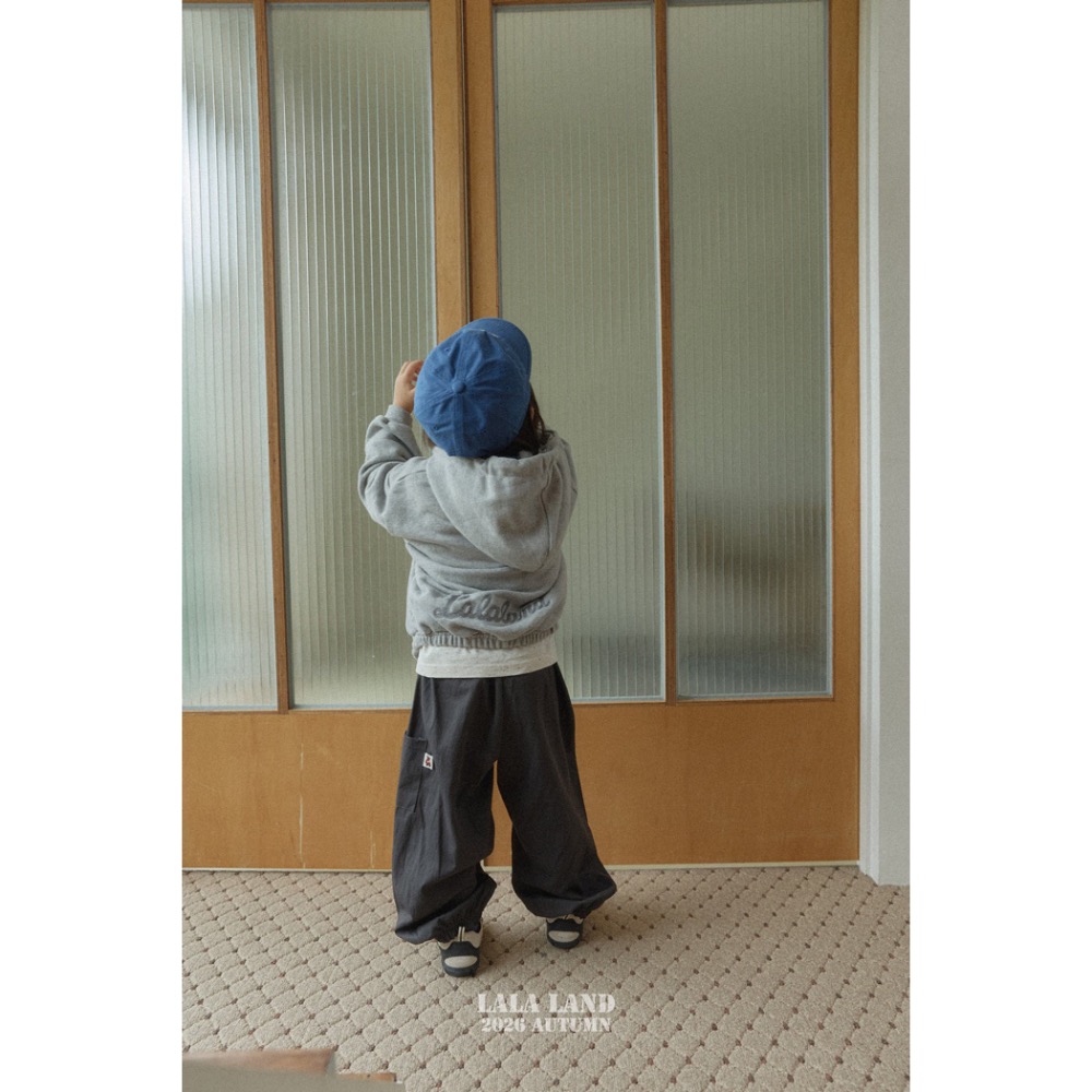 🇰🇷韓國童裝｜2026秋款🍂LALALAND側口袋縮口褲-細節圖6