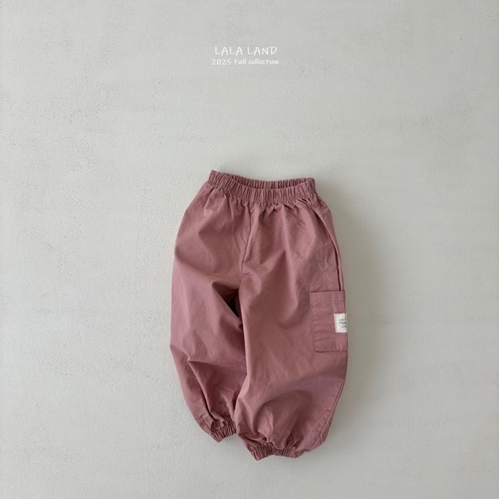 🇰🇷韓國童裝｜2025秋款🍂LALALAND側口袋縮口褲-規格圖11