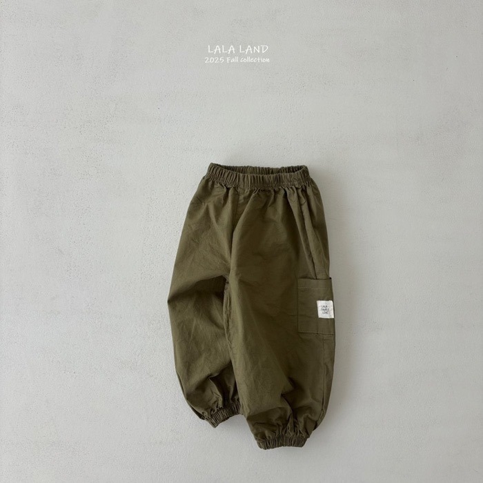 🇰🇷韓國童裝｜2025秋款🍂LALALAND側口袋縮口褲-規格圖11