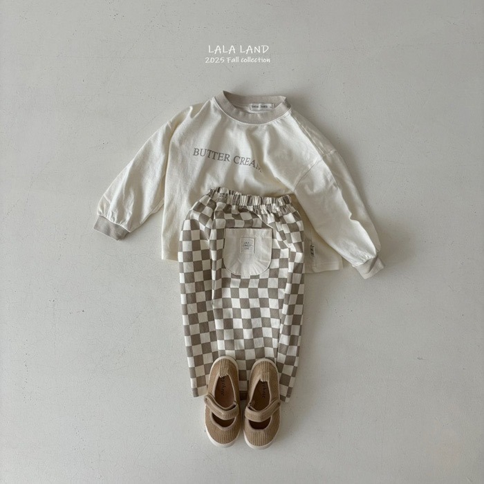 🇰🇷韓國童裝｜2025秋款🍂LALALAND格紋直筒褲-細節圖11
