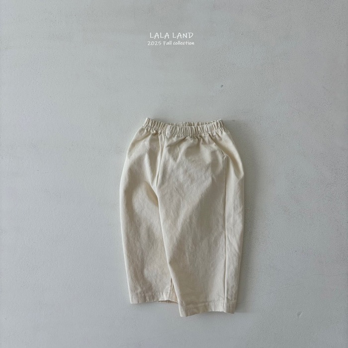 🇰🇷韓國童裝｜2025秋款🍂LALALAND百搭素色寬口褲-規格圖11