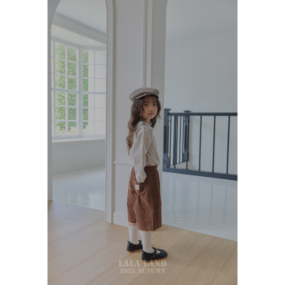 🇰🇷韓國童裝｜2025秋款🍂LALALAND燈芯絨寬褲-細節圖8