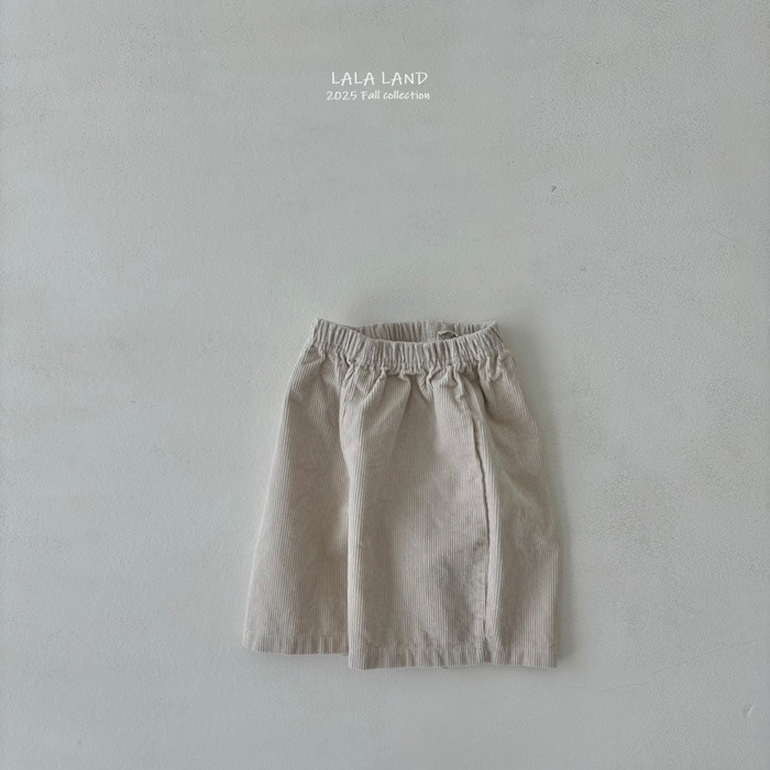 🇰🇷韓國童裝｜2025秋款🍂LALALAND燈芯絨寬褲-規格圖11
