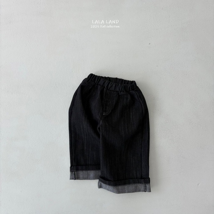 🇰🇷韓國童裝｜2025秋款🍂LALALAND牛仔褲寬褲-細節圖3