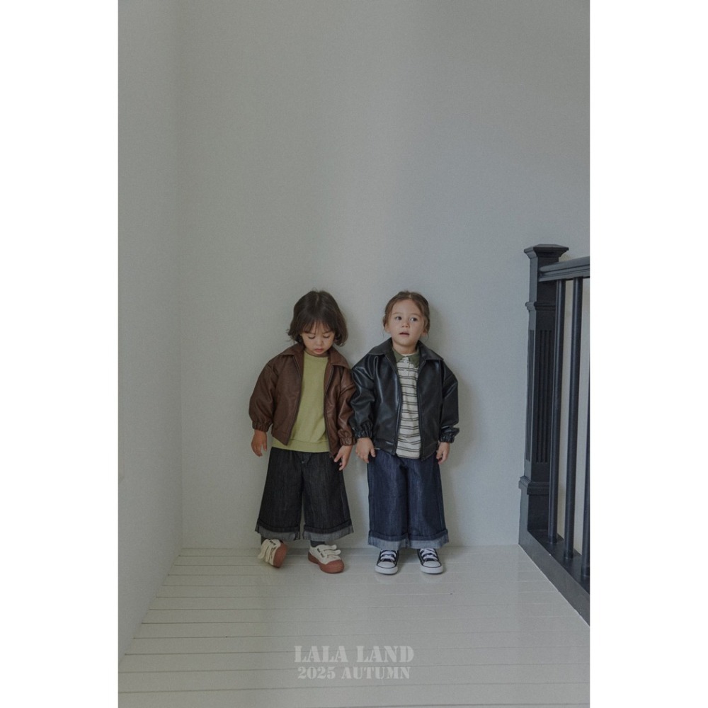 🇰🇷韓國童裝｜2025秋款🍂LALALAND牛仔褲寬褲-細節圖4
