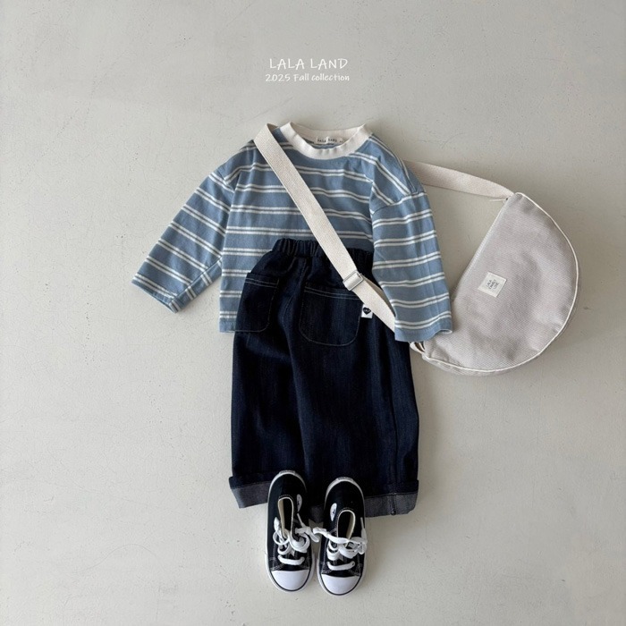 🇰🇷韓國童裝｜2025秋款🍂LALALAND牛仔褲寬褲-細節圖8