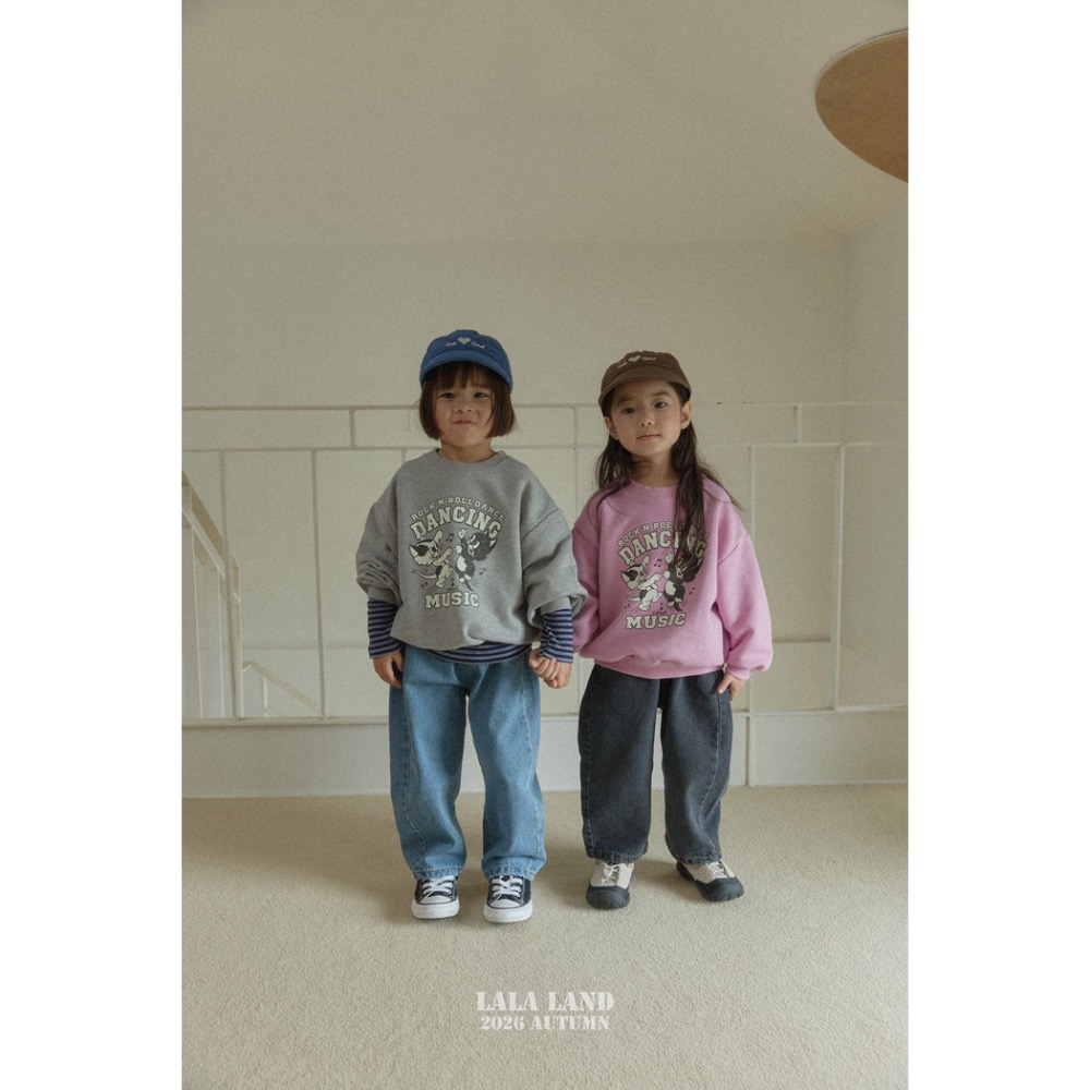 🇰🇷韓國童裝｜2026秋款🍂LALALAND牛仔褲寬褲-細節圖5