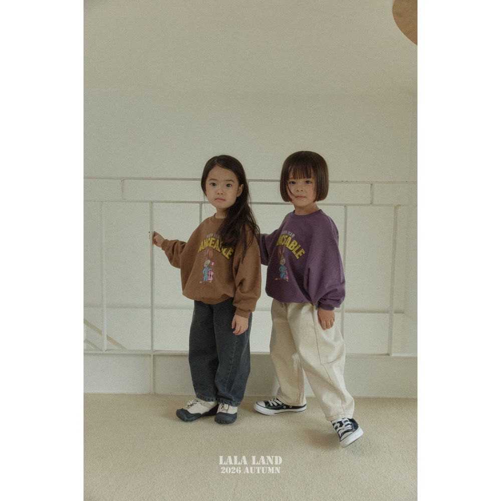 🇰🇷韓國童裝｜2026秋款🍂LALALAND牛仔褲寬褲-細節圖7