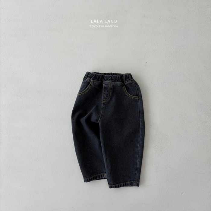 🇰🇷韓國童裝｜2025秋款🍂LALALAND直筒牛仔褲-規格圖11