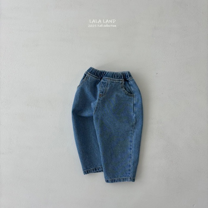 🇰🇷韓國童裝｜2025秋款🍂LALALAND直筒牛仔褲-規格圖11