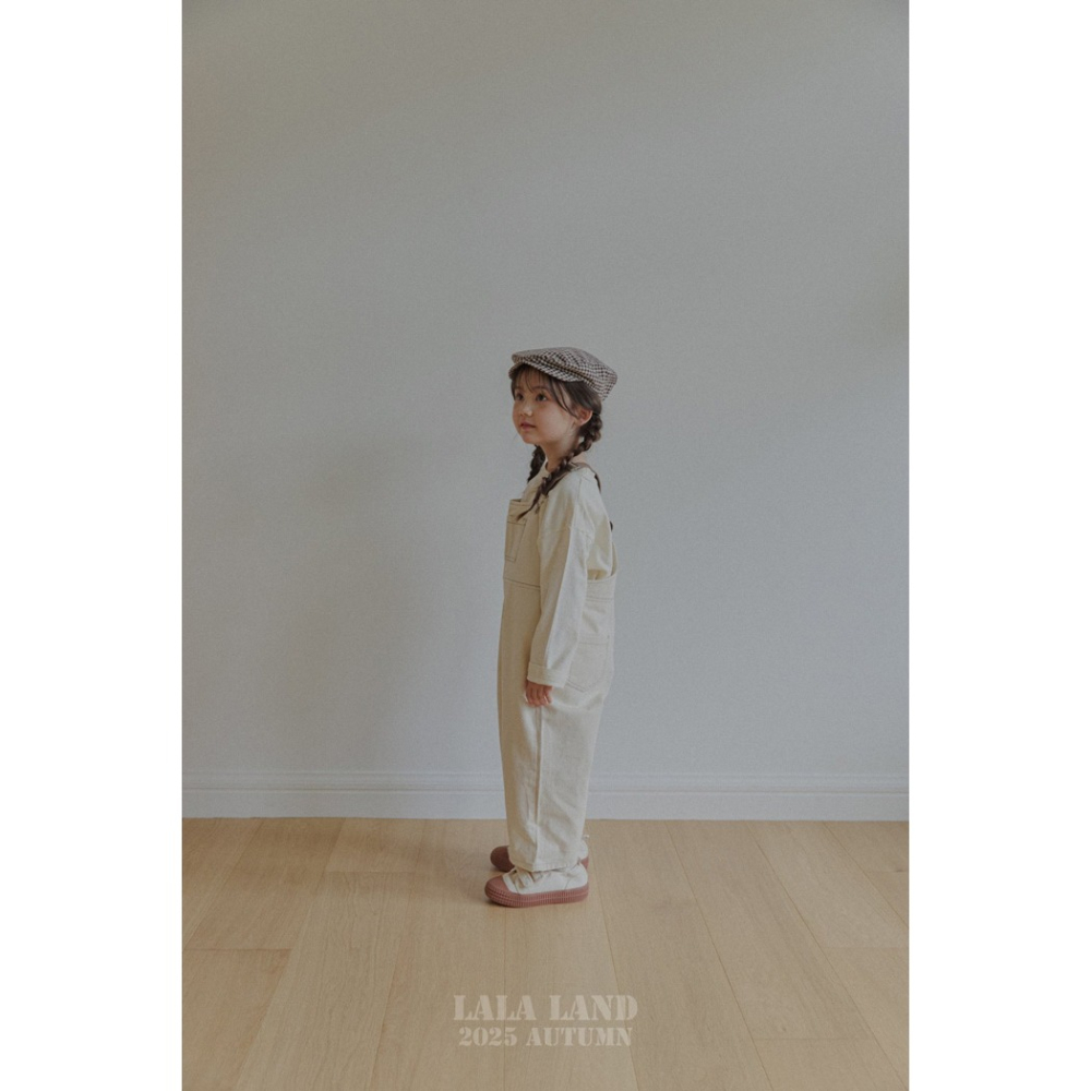 🇰🇷韓國童裝｜2025秋款🍂LALALAND牛仔連身吊帶褲-細節圖7