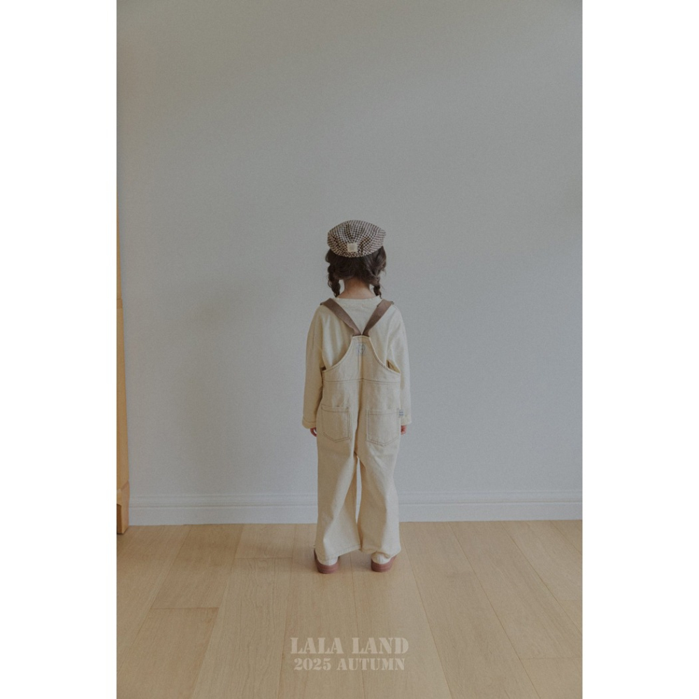 🇰🇷韓國童裝｜2025秋款🍂LALALAND牛仔連身吊帶褲-細節圖8