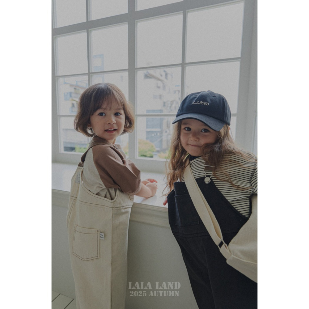 🇰🇷韓國童裝｜2025秋款🍂LALALAND牛仔連身吊帶褲-細節圖10