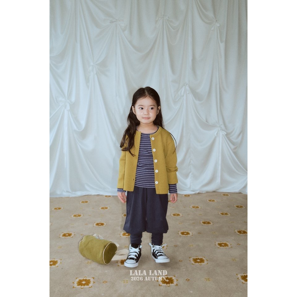 🇰🇷韓國童裝｜2026秋款🍂LALALAND繆斯條紋上衣-細節圖11