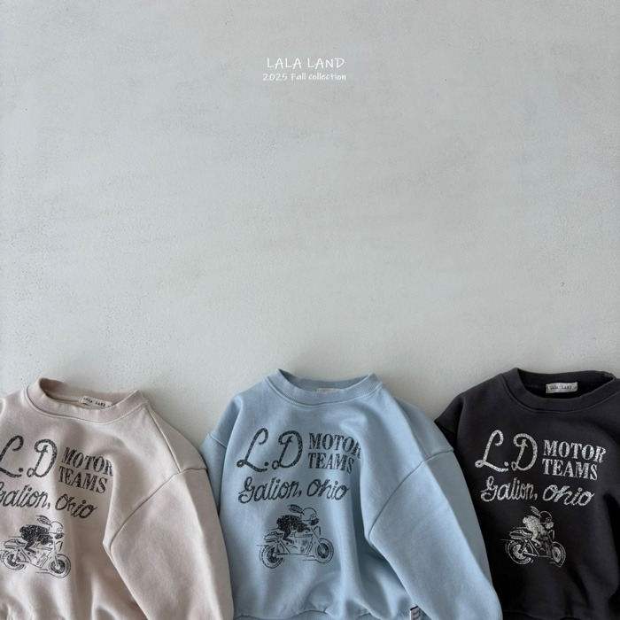 🇰🇷韓國童裝｜2025秋款🍂LALALAND哈雷機車衛衣-細節圖2