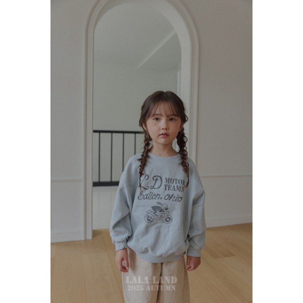 🇰🇷韓國童裝｜2025秋款🍂LALALAND哈雷機車衛衣-細節圖3