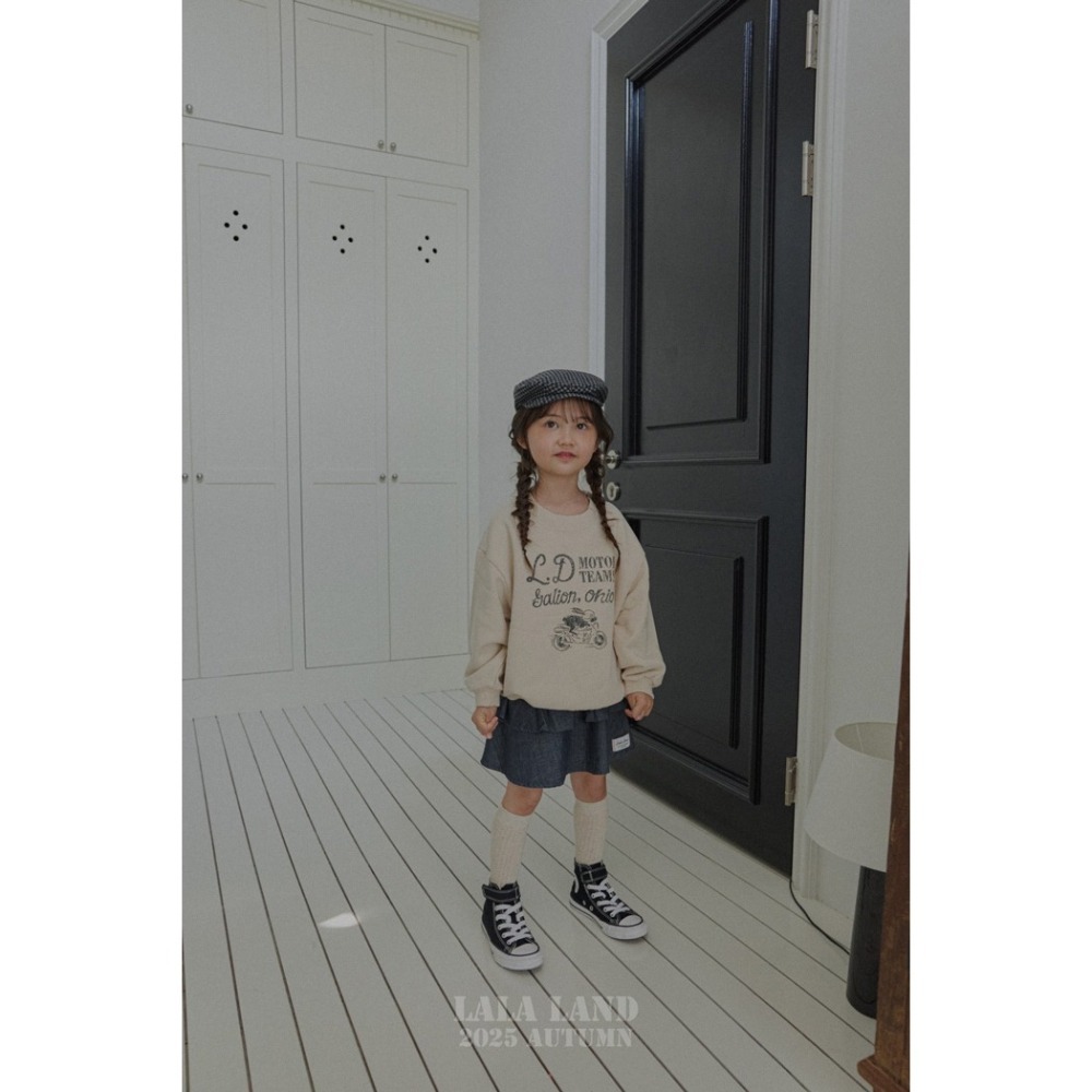 🇰🇷韓國童裝｜2025秋款🍂LALALAND哈雷機車衛衣-細節圖5