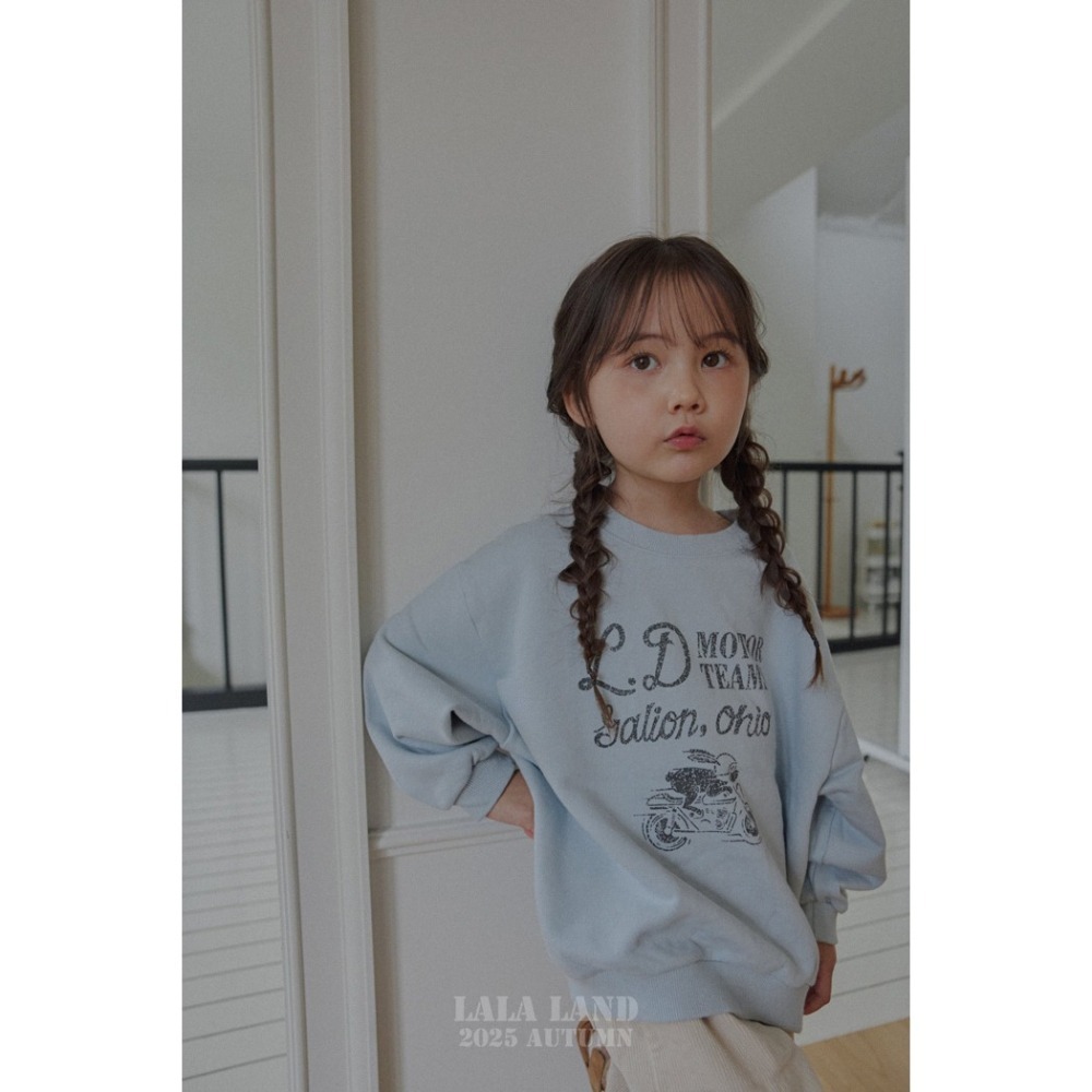 🇰🇷韓國童裝｜2025秋款🍂LALALAND哈雷機車衛衣-細節圖7
