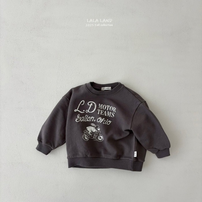 🇰🇷韓國童裝｜2025秋款🍂LALALAND哈雷機車衛衣-細節圖8