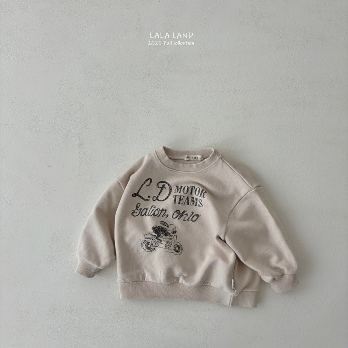 🇰🇷韓國童裝｜2025秋款🍂LALALAND哈雷機車衛衣-細節圖9