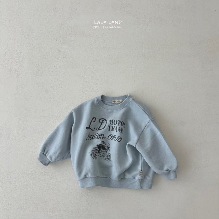 🇰🇷韓國童裝｜2025秋款🍂LALALAND哈雷機車衛衣-規格圖10